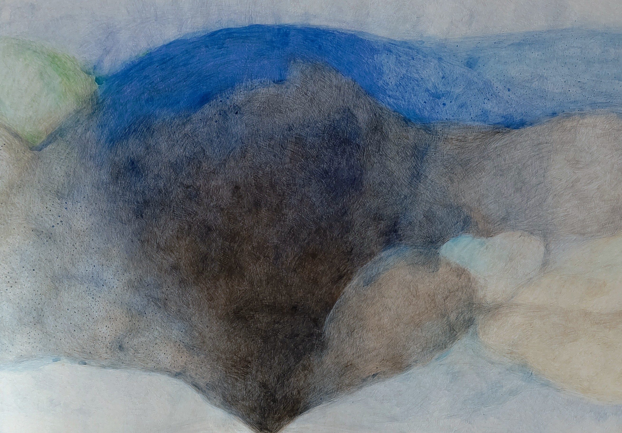 Waterscape　　2012　790×1113㎜　colorpencil watercolor  on paper